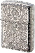 Zippo Armor Case Arabesque Platinum Plating Tank 5-Sides Etching Japan Limited King2