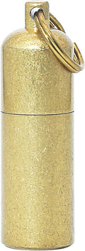PPFISH Mini Brass Lighter - EDC Peanut Lighter Keychain - Waterproof Fire Starter Especially for Survival and Emergency Use