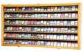 sfDisplay.com,LLC. 138 Zippo Lighter Lighters Match Books Matches Display Case Cabinet Wall Rack Holder Lockable w/98% UV Door (Oak Finish)